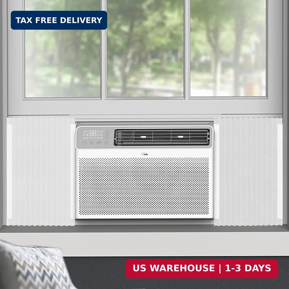 Window Air Conditioner,Side Insulated Foam Panel, Summer/Winter Heat and Draft I