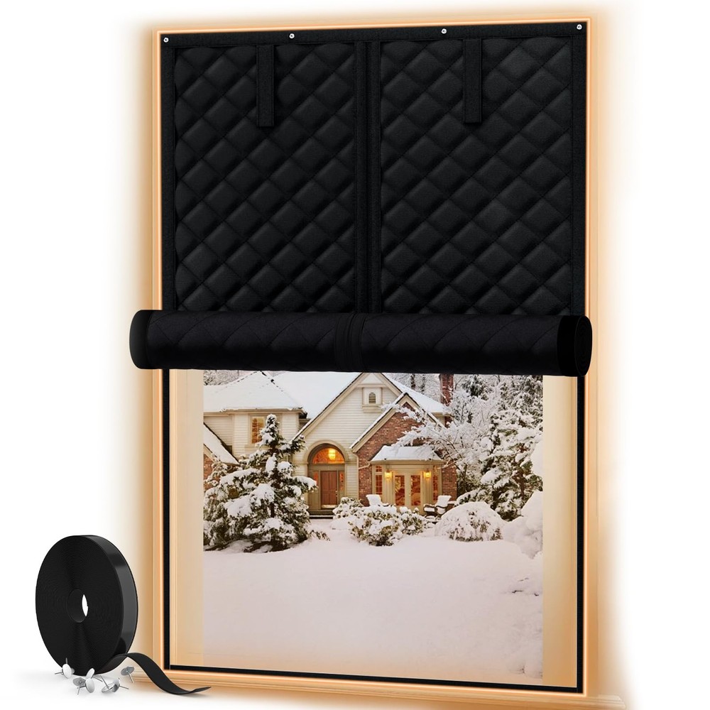 Thermal Window Cover, 30″ X 56″ Window Insulation for Winter, Oxford Cloth Co…