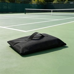 2Pcs Portable Weight Bags for Sports Nets Durable Black Oxford Cloth Sandbags