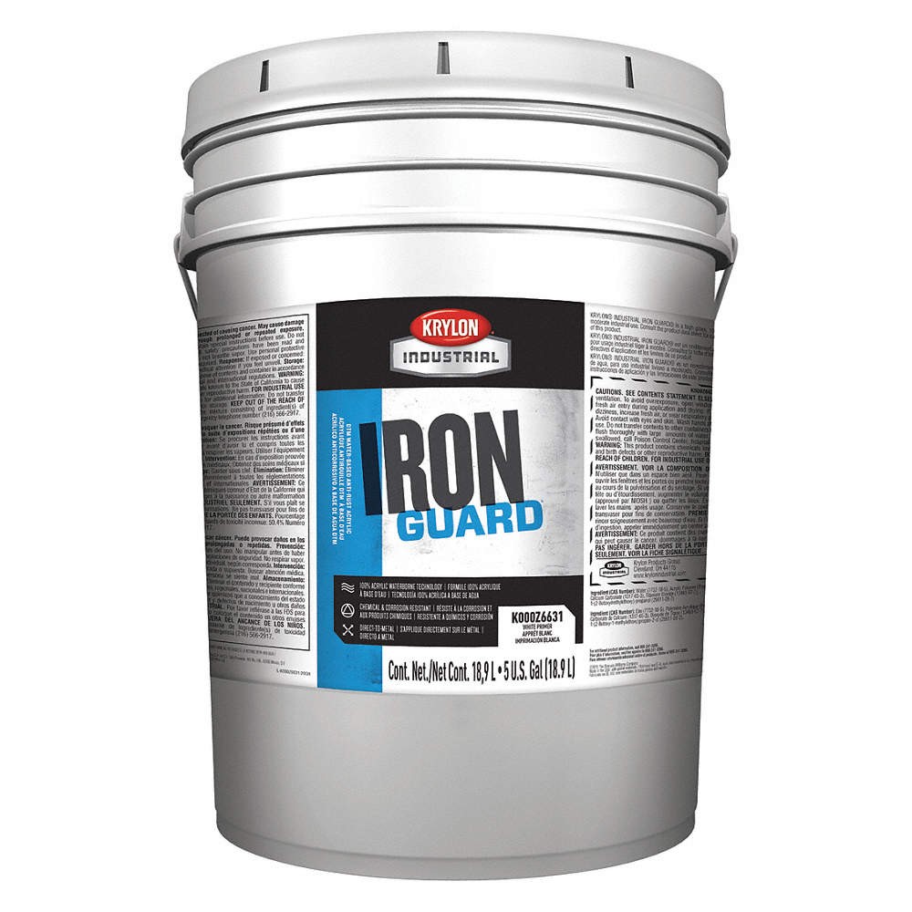 KRYLON K11001135 Acryl EnamelBlackGloss,5gal 3WAW6