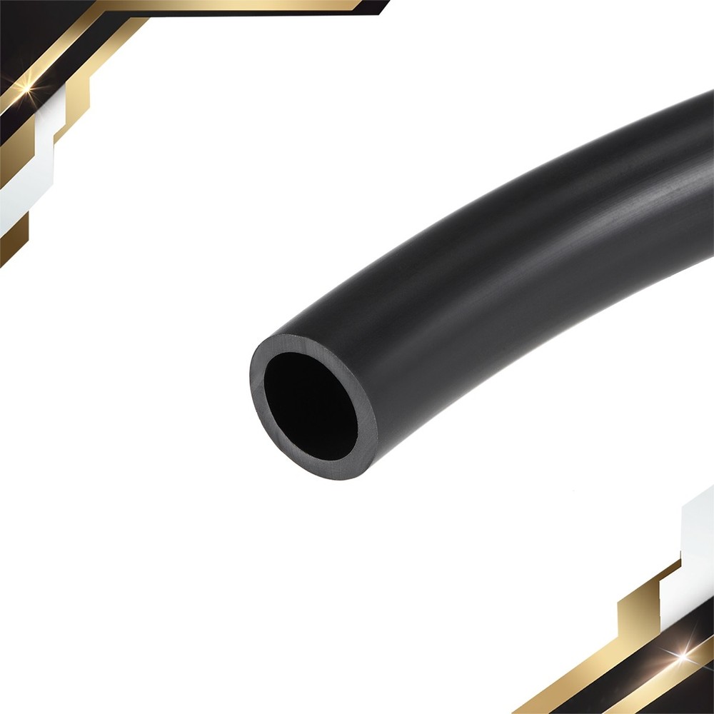Fuel Line Hose 15mm ID 20mm OD 3.3 Ft Oil Line Fuel Pipe Rubber Water Hose Black