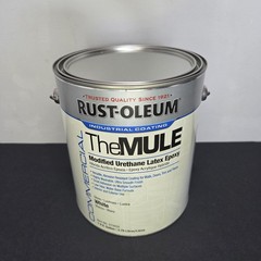 Rust-Oleum 375658 Epoxy Coating, Gloss, Water Base, White, 1 Gal