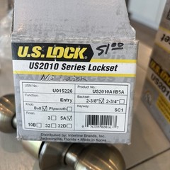 Us Lock US2010A1-B5A Grade 2 Us2010 Series Lockset