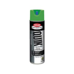 Industrial Inverted Marking Paint, 17 oz., Fluorescent Green, Solvent -Based