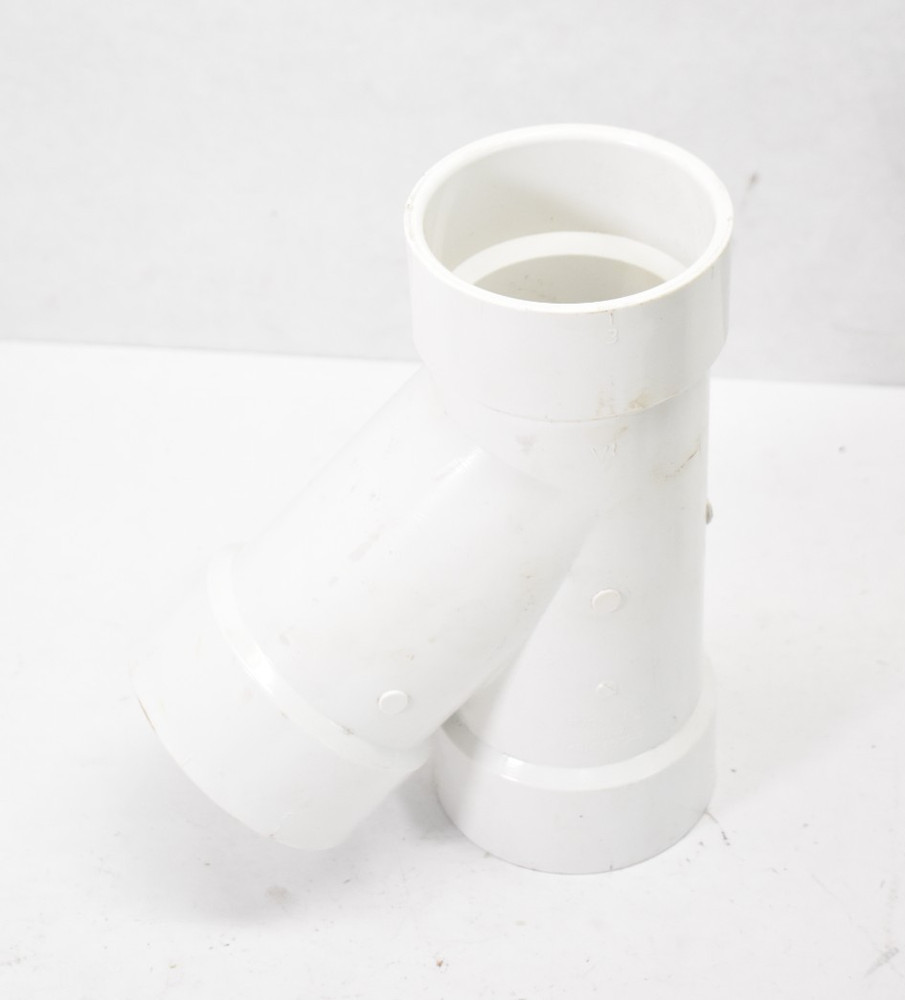 Nibco 3″ Wye Pipe All hub DWV White PVC 3″ x 3″ x 3″ C4810HD3 Plumbing Tool