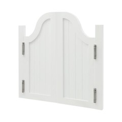 27.5 x 27.5 in White Swing Pine Wood Partition Door for Stylish Spaces