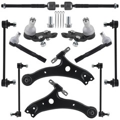 Front Lower Control Arm Ball Joint Tie Rod Sway Bar Kit 07-11 Toyota Camry 12pc