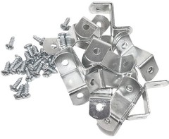 3/4″ Canvas Offset Clips Extra Heavy Duty with Screws 20 Pack