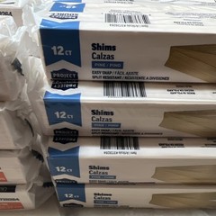 600pcsProject Source Pine Wood Shims #3728264 Split Resistant 1.25 X 7.75” (NEW)