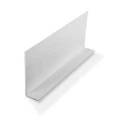 Outwater 1″ X 3″ X 1/16″ Thick White Styrene Plastic Angle Moulding-Size Options