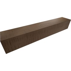 Ekena Millwork Timberthane Rough Cedar Faux Wood Beam 3-Sided U-Beam 6W X 4H X