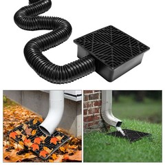 Tefola Profile Catch Basin Drain Kit Downspout Extender 99 Catch Basin Gutter