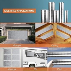 2㎡ Reflective Aluminum Foil Insulation Perforated Attic Roof Radiant Barrier