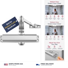 Lawrence Medium Duty Commercial Automatic Door Closer – Surface-Mounted Auto …