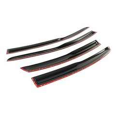 Window Visors Rain Guard Vent Acrylic Hyundai Sonata 2015-2019 Smoke HYSO15