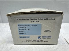 General Lock D162 626 D2 Series Grade 2 Double Cylinder Deadbolt