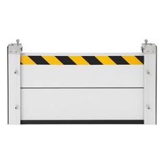 Flood Barrier for Home Aluminum Alloy Garage Door Water Barrier H15.7in W31.5in
