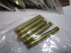 1/8″ Male NPT x 3″L Brass Pipe Nipple QTY 5