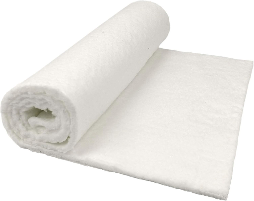 Ceramic Fiber Insulation, 1/4″ Thick x 16″ x 48″, 2400F Fireproof Insulation Bla