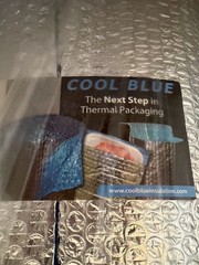 Cool Blue Reflective Insulation Bubble Wrap. 5 Feet X 125 Feet. 625 Sq Ft