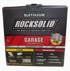 Rust-Oleum Rocksolid Garage Floor Coating Kit, Mocha, 1 Car – Extreme High Gloss
