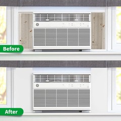 Window Air Conditioner,Side Insulated Foam Panel, Summer/Winter Heat and Draft I