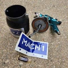 Binks Mach 1 SL HVLP Outfit #98-1176 Paint Spray Gun w/ EZ2 Siphon Cup & Nozzle