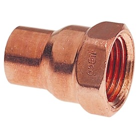 B&K Products 41302 0.5 Copper T x 0.75 in. FIP Copper Pipe Adapte