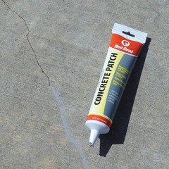 0645 Concrete Repair Patch, Cement Crack Filler, 5.5 Oz Squeeze Tube, Pre-Mixed,