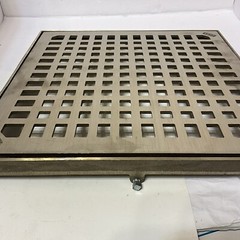ZURN 67107-001 12″ x 12″ Full Floor Drain Grate & Frame ZN1900, ZN1901, ZN1902
