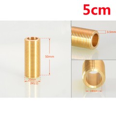 1/2 Male Threaded Brass Running Nipple Joint Fittings Connectors 3~12CM