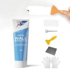 Drywall Repair Kit, Wall Patch Spackle Paste, 150g, White, with Scraper