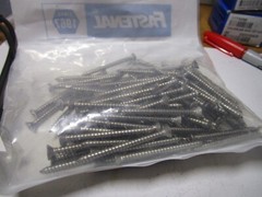 #8-15 x 2″ Phillips Flat Head 18-8 Type A Point S/S Sheet Metal Screw QTY 100