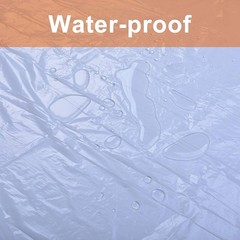 Clear Plastic Sheeting Drop Cloths for Painting, 5 Pcs 9x12ft Plastic Tarp Wa…