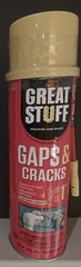 Great Stuff Gaps & Cracks Filler Foam Insulation For Up To 1″ 16 oz New