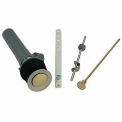 Kingston Brass KBP1009 1-1/4″ Brass Pop-Up Drain Assembly Brushed Nickel/Brass