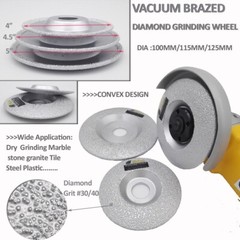 5″ Diamond Cutting & Grinding Combo Vacuum Brazed Disc + Blade