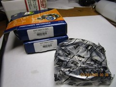 Radial Ball Bearing 6207 2RS/C3 PRX Double Sealed 35 mm Bore Dia QTY 2