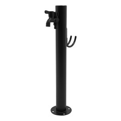 2-Outlets Garden Faucet Water Column Faucet Floor Mount Outdoor Column Faucet