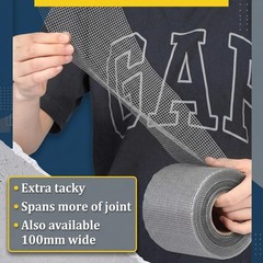 150 ft x 4 Inch Cement Board Joint Tape Self Adhesive Durable Gray Fiberglass…