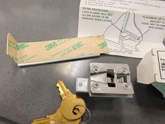 TDK-7 Stick-On Showcase Lock Key #60