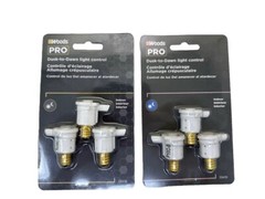Woods 59416 Indoor Candelabra Light Sensor Control Socket, 120-Volt, 6-pack