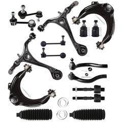 16Pcs Suspension Kit Control Arms Tie Rods Sway Bar Link for Acura TSX Accord