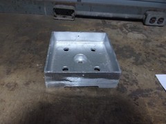 Post Base, Anchored 8×8 Heavy Cast Aluminum MADE IN USA