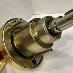 Corbin Russwin Plain Lever Cylindrical Series Polished Brass Door Handle
