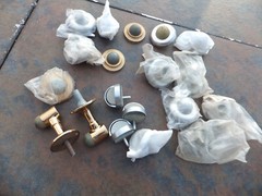 Lot of Assorted New & Old Wall Door Stops Hardware Commercial Business Use