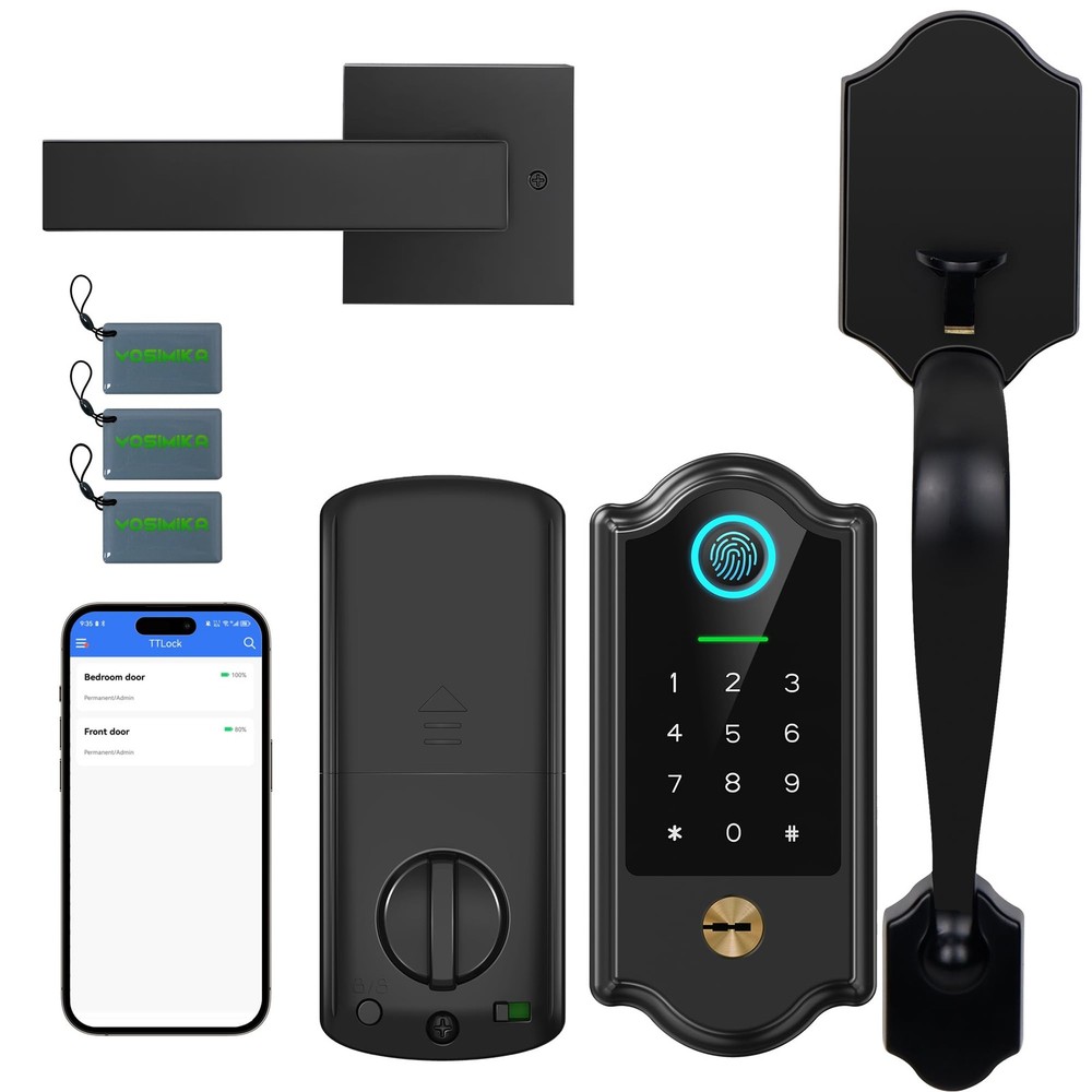 Smart Fingerprint Door Lock for Front – Keyless Entry smart door lock