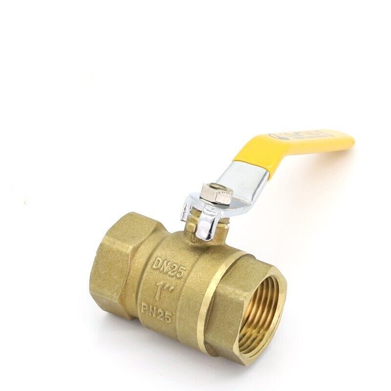 Brass Ball Valve Drain Switch Device DN15 1/2′ Female Thread New