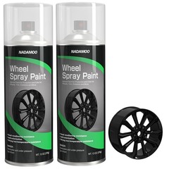 NADAMOO Aluminum Wheel Rim Paint Protective Clear Coat, Satin Finish, 2 Cans