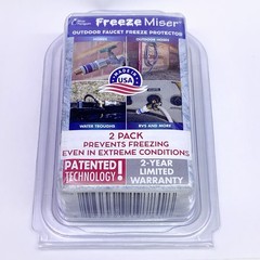 2-Pack Freeze Miser 6000-02 Outdoor Faucet Freeze Protection Extreme Conditions